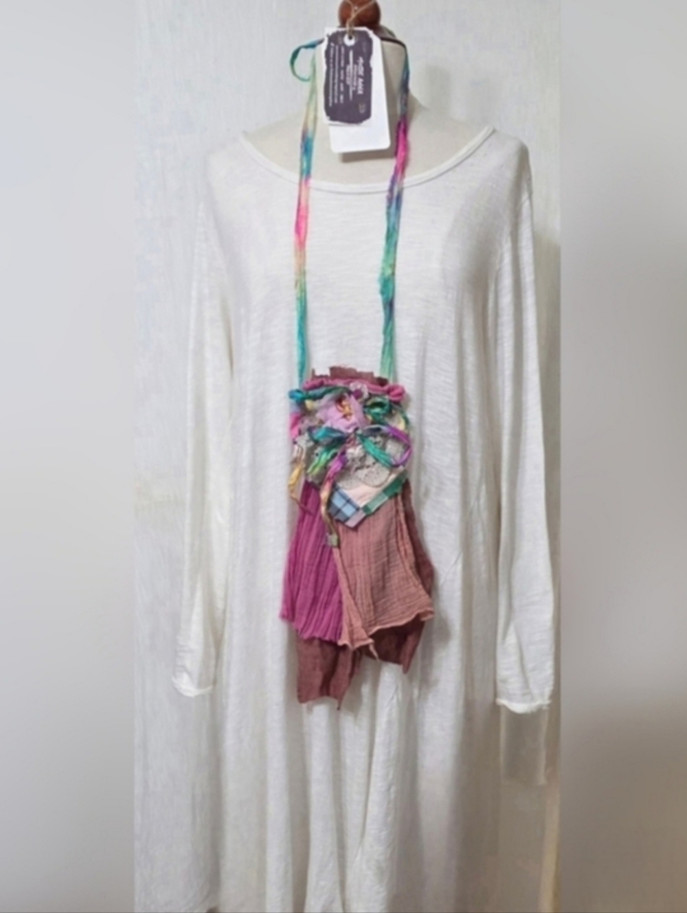 JABOT/BELT🩷MOSSIE ANNA ARTISAN DESIGN NWT OOAK